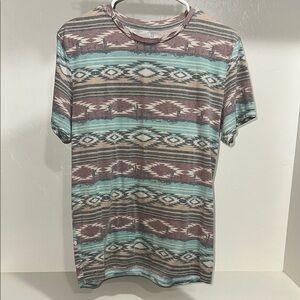 Rock & Roll Cowgirl Green and Red Short Sleeve Tee